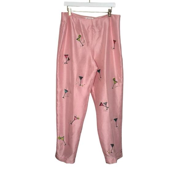 Mark, Fore and Strike Pants - NWT Mark, Fore and Strike vintage pink silk martini pant size 16